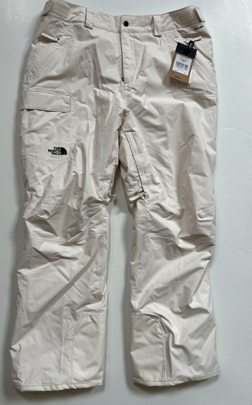 The North Face Women's Freedom Insulated Gardenia White Ski Pants Size 1X